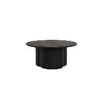 Tower Living Palazzo salontafel - ø82,5 cm - zwart