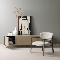 Woood Udar fauteuil naturel met houten frame