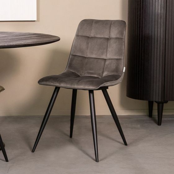 Bistro eetkamerstoel velvet