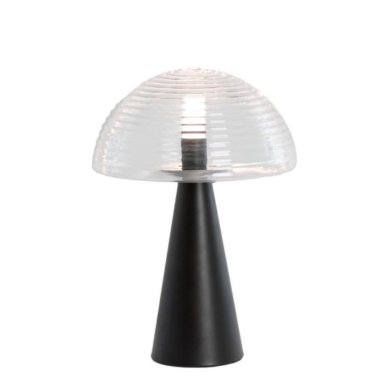 Mueda tafellamp ø30x43 cm glas helder