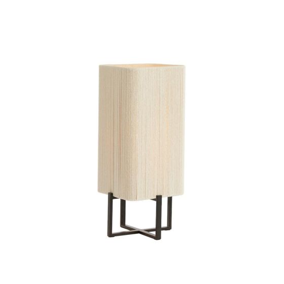 Wyn tafellamp 21,5x21,5x50,5 cm hout