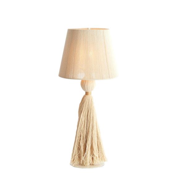 Espino tafellamp ø31x70 cm - crème+naturel