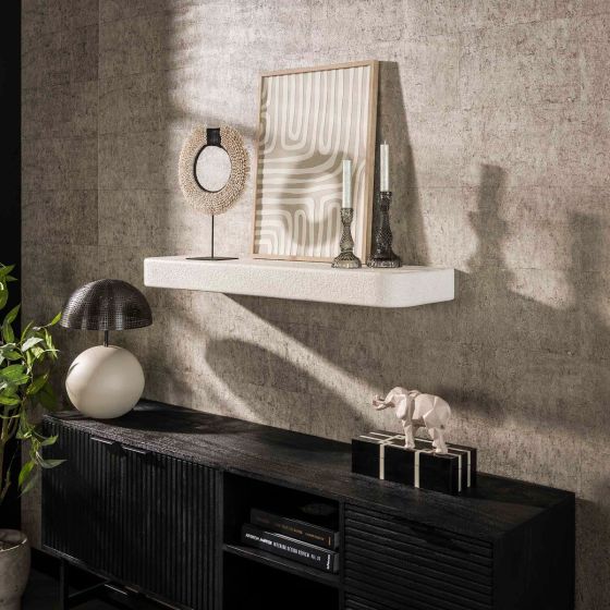 Daphne wandplank 100 cm - marmer composiet