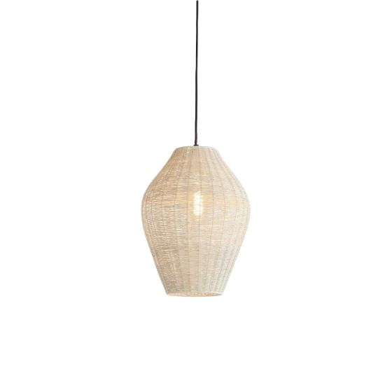 Arriate hanglamp ø26x36 cm - crème