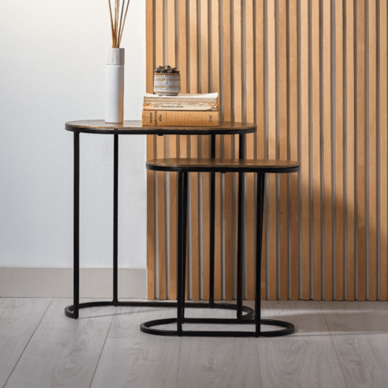 Bocov bijzettafel set van 2 van het woonmerk Light&Living