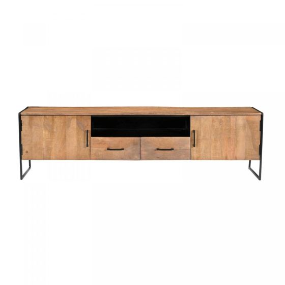 Elin tv-meubel 180 cm mangohout - naturel