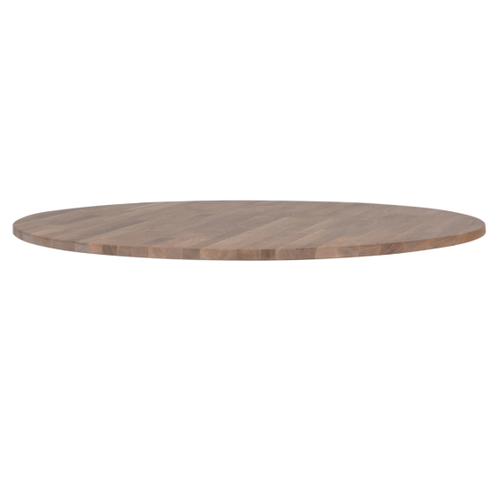 Tablo tafelblad eiken grijze olie rond 120 cm van het woonmerk Woood.