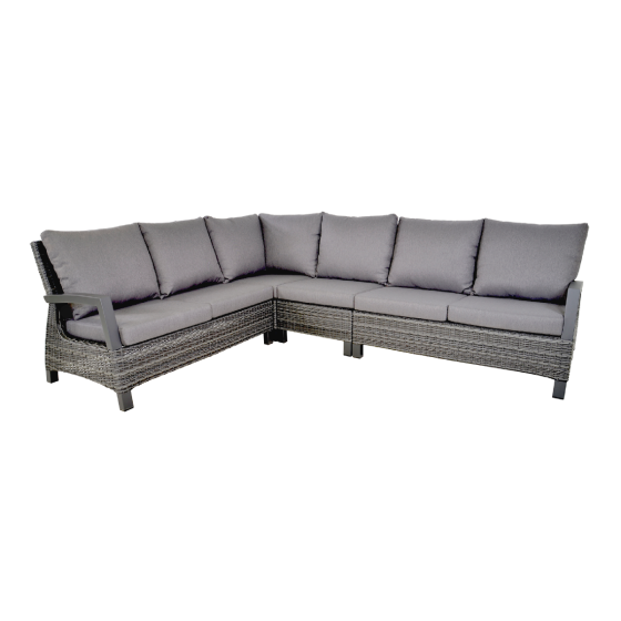 Lounge hoekset Prato Forte - antraciet