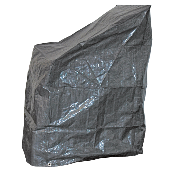 Beschermhoes voor stapelstoelen - grijs