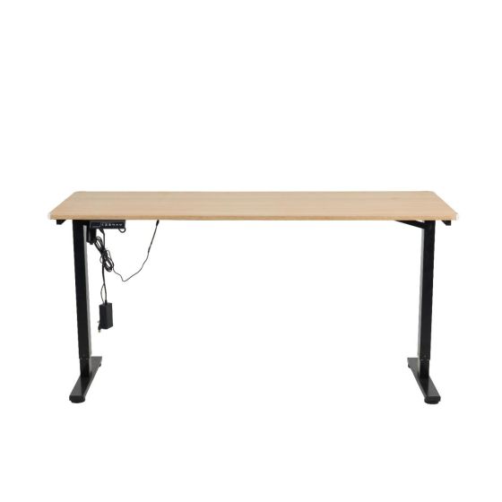 Verstelbaar bureau met verlichting - naturel