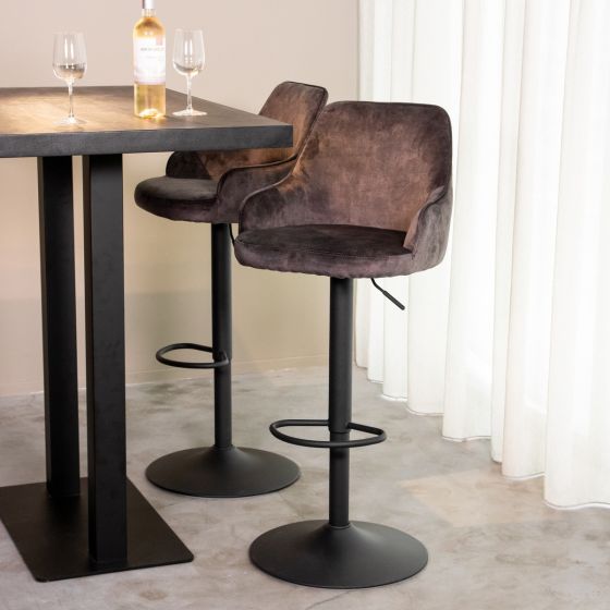 Fender barkruk velours