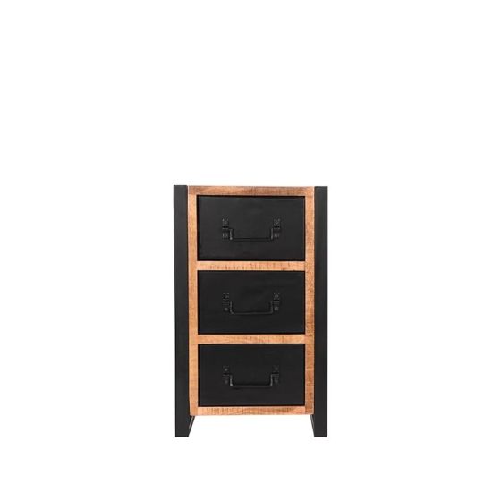 Brussels ladekast mangohout 45x30x75 cm