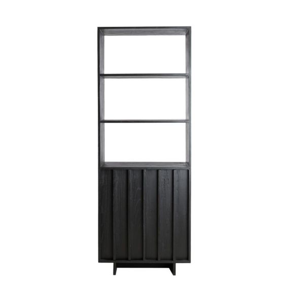 Lavinio stellingkast 75x45x200 cm hout - donkerbruin
