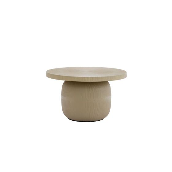Tigran salontafel ø59x35,5 cm - mat zand
