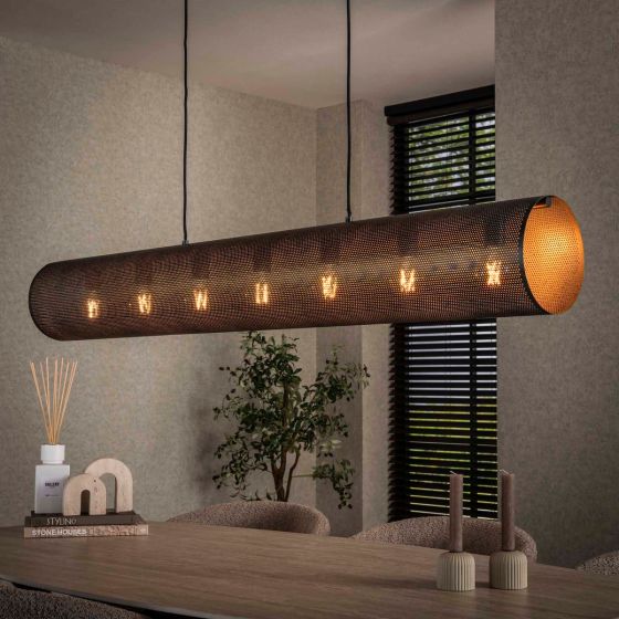 Selena hanglamp 7L koker X mesh