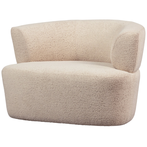 Boris fauteuil bouclé - warm zand