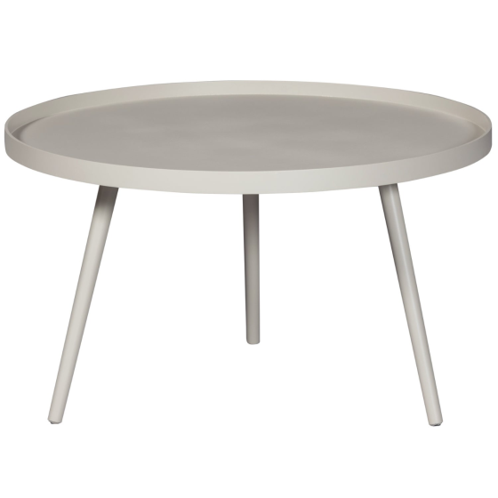 Mesa bijzettafel xl 39xø78 cm hout - zand