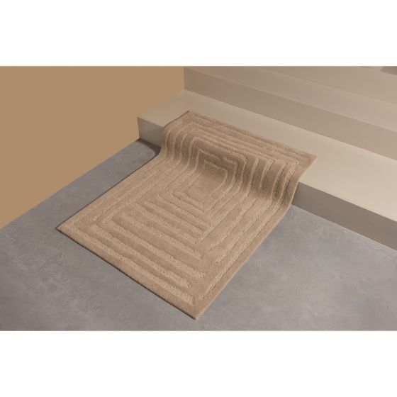 Alicia vloerkleed wol 170x240 cm - zand