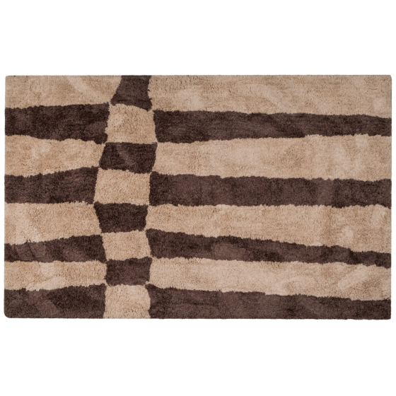 Fafa vloerkleed grafisch 200x300 cm - bruin