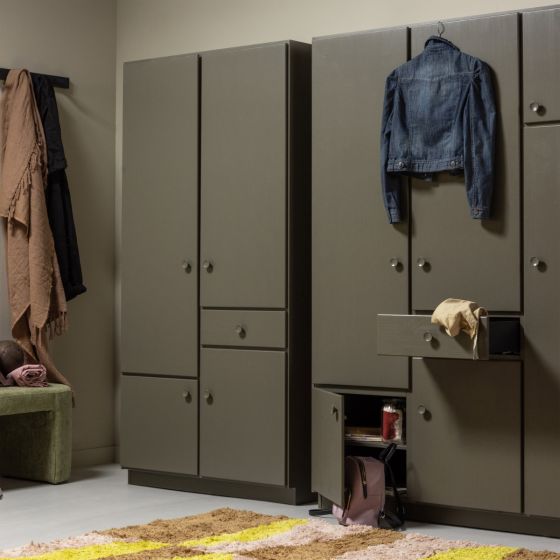 Alfie kledingkast small 107 cm - grenen forest
