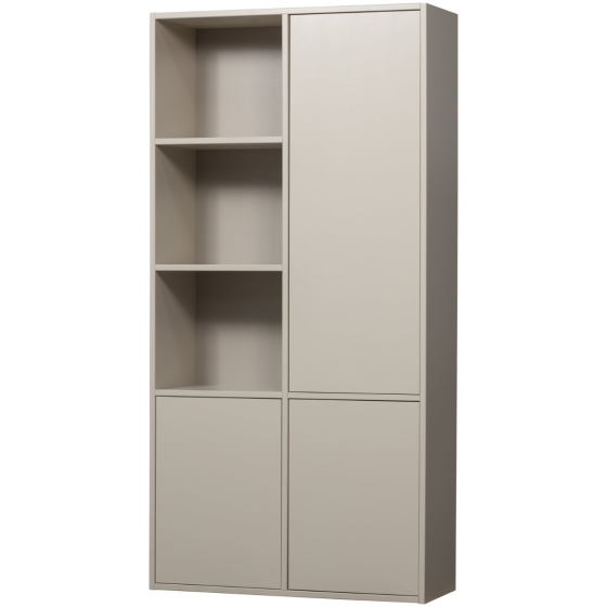 Meggy opbergkast links 108 cm - grenen dust