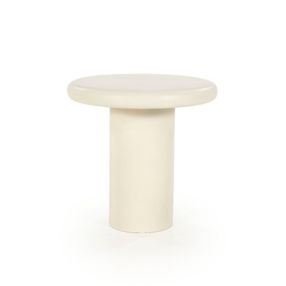 Jade bijzettafel ø45 cm - beige