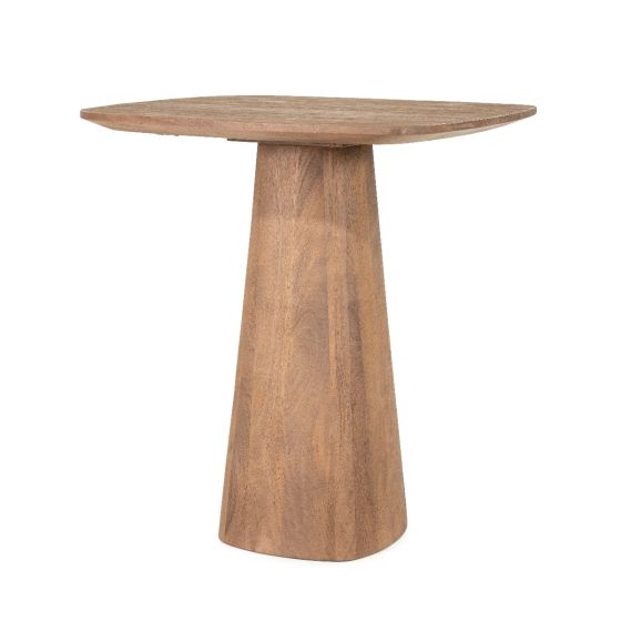 Aron bijzettafel 80x80 cm - bruin