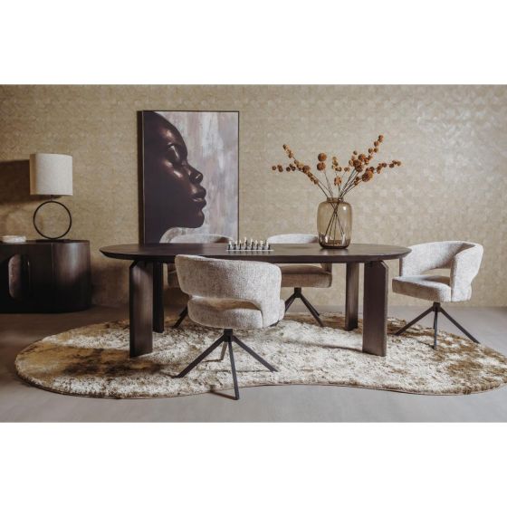 Allure eettafel Deens ovaal - 220 cm