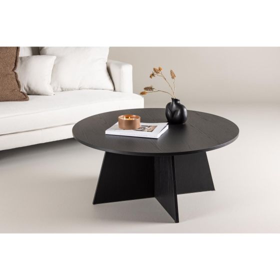 Marina ronde salontafel - ø 100 cm - zwart