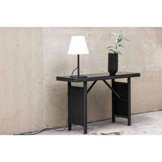 Haruto outdoor sidetable - 120 cm - zwart