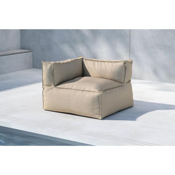 Noura lounge bank hoek - beige