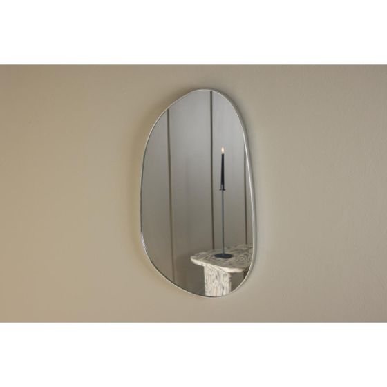 Salvo organische spiegel - 40 x 65 cm - zilver