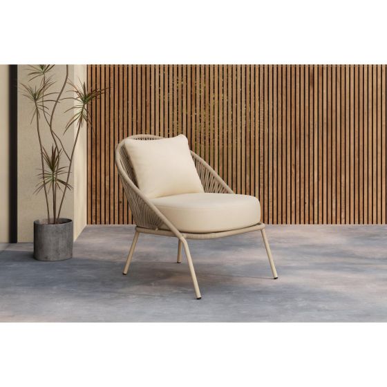 Liam loungestoel - beige