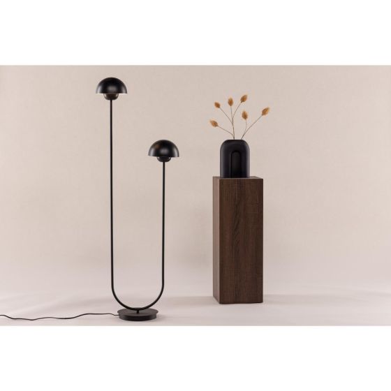 Dario vloerlamp - 2-lamps - zwart