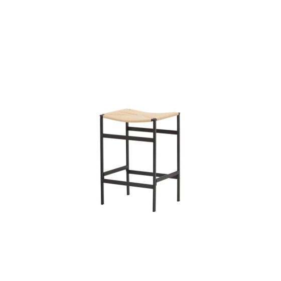 Polsty barkruk 63 cm - rattan - naturel