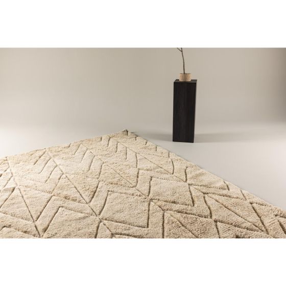 Bella vloerkleed wol - 200 x 300 cm - beige