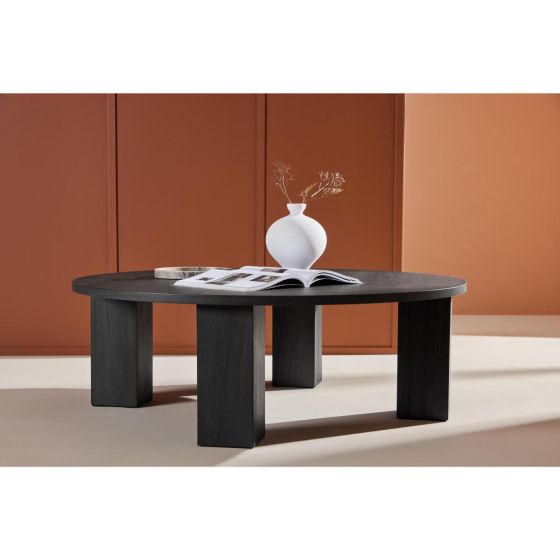 Elettra ronde salontafel - ø120 cm - zwart