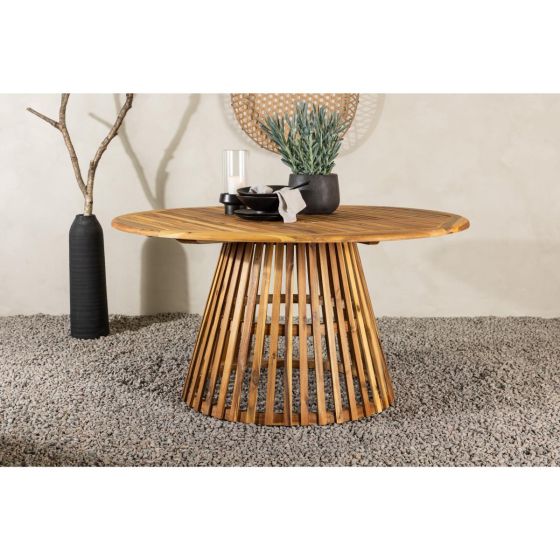 Viktor ronde tuintafel - ø150 cm - naturel