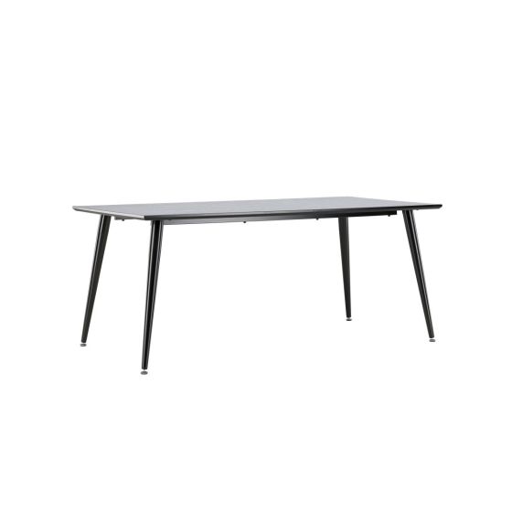 Pura rechthoekige eettafel - 180 x 90 cm - zwart