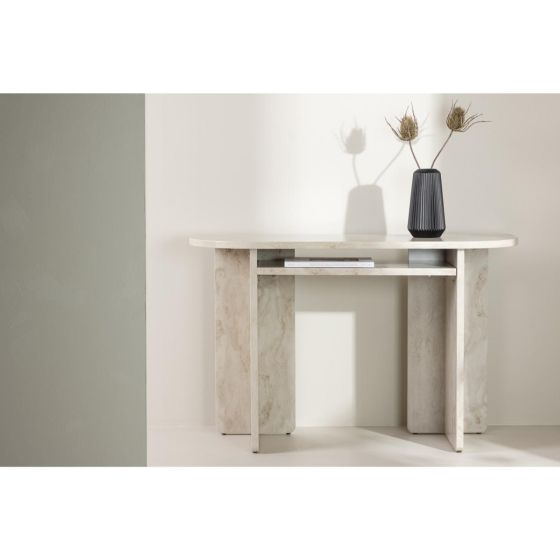 Carlo sidetable - 120 cm - marmerlook