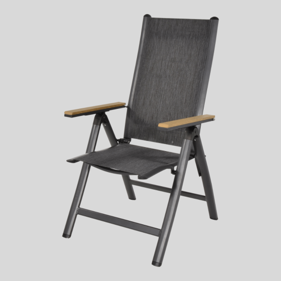 Arezzo terrasstoel textileen verstelbaar van het woonmerk Les