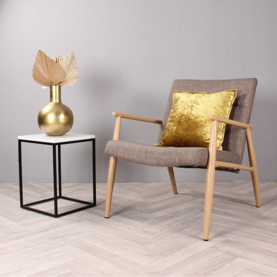 Daniel fauteuil houtlook - showmodel
