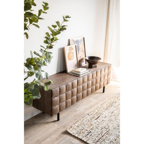 Felix tv-meubel 160 cm hout - bruin