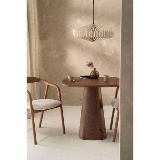 Aron eettafel 80x80 cm - bruin