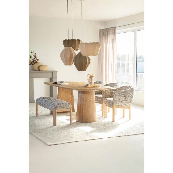 Lune eetaffel deens ovaal 300x105 cm