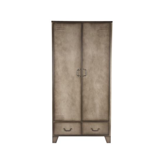 Hoge Kast Fence 2-Deurs 90x50x185 cm