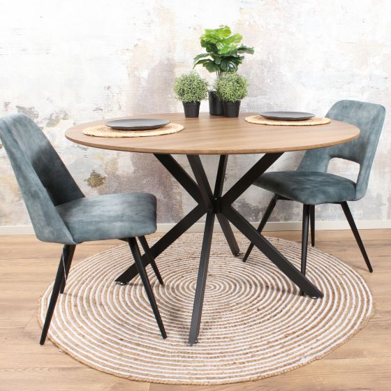 Julio eettafel MDF 120cm eiken van het woonmerk DS4U