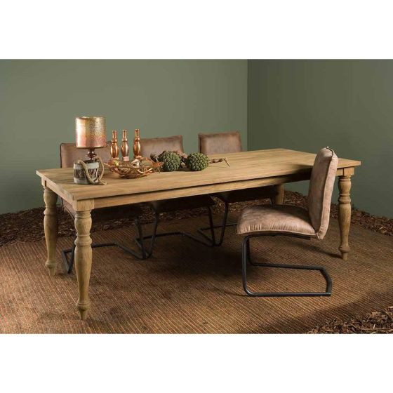 Bologna eettafel - 180 cm - bruin