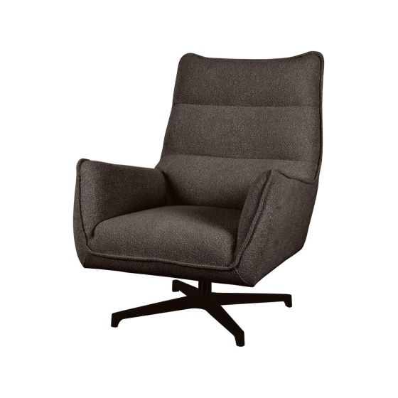 Rodia draaifauteuil bouclé - bruin