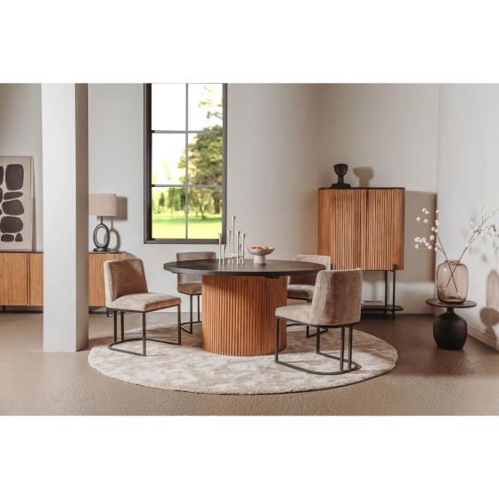 Palazzo eettafel - ø150 cm - naturel